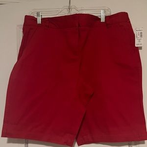 Dressbarn red shorts